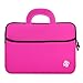 Kozmicc 10 Inch Tablet Sleeve Case Cover (Pink) w/ Handle, Premium Neoprene, Front Pocket for Apple iPad (All), Android, Windows Tablets [Fits Up to 10.4 x 8 Inch Tablets]