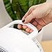 IRIS USA WOOZOO Oscillating Fan, Vortex Fan, Air Circulator, Desk Fan, Portable Fan, 3 Speed Settings, 6 Tilting Head Settings, 74ft Max Air Distance, Large, White