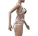 FEIYOUNG Women Sexy Three Pieces Tops Bottoms and Floral Cover-ups Summer Beach Swimsuits