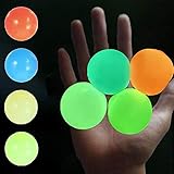 Glow in The Dark Ceiling Sticky Balls 4PCS Glow