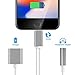 2 in 1 Lightning Charger Adapter and Charger, Seotic Headphones Adapter, Charger Adapter, Lightning to 3.5mm Headphone Jack Audio Adapter for iphone 7 / 7 plus (Silver)