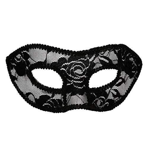 FitfulVan Clearance! Halloween Costume Women Masks Venetian Masquerade Prom Party Sexy Mask (Black) - Thumbnail 3