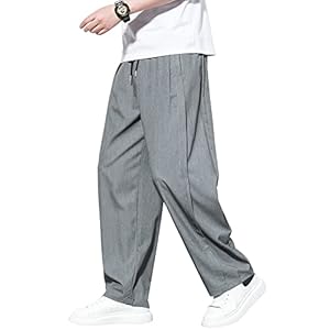 [Fasshonrida] ワイドパンツ メンズ ズボン 夏用 イージーパンツ 涼しい スラックス 冷感 夏服 ずぼん 大きいサイズ