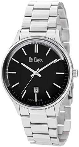 Amazon リークーパー Lee Cooper ロンドン発 ジーンズブランド メンズ ブラック文字盤 シルバー ブレスレットウォッチ Lc6292 350 腕時計 並行輸入品 メンズ腕時計 腕時計 通販