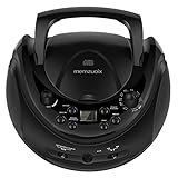 Memzuoix Portable CD Player Boombox with AM/FM Radio and 3.50mm Line Input Jack