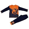 Jongens Nerf Pyjama 4-10 Jaar Navy Oranje Nachtkleding Kinderen Nachtkleding