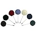WRISTCHIE Men's Lapel Pin Flower Handmade Boutonniere Pin Suit (Pack of 7)
