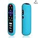 [2-Pack] AKWOX Replacement TCL Roku RC280 Remote Case - Light Weight [Anti Slip] Silicone Shockproof Protective Cover Case Only for Roku 3600R / TCL Roku RC280 TV Remote with Lanyard (Blue)