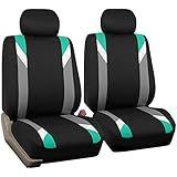 FH Group FB033MINT102 Modernistic Mint Bucket Seat Covers Set of 2