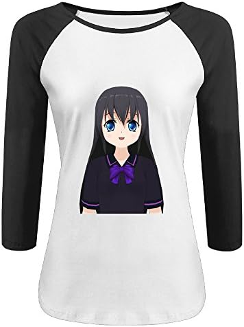 Manga ZTO LMANGA Cartoon Anime Gift Workout Women Raglan Half Sleeve T-Shirts