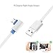 Right Angle USB Cable,SUNGUY [4 Pack] 1.6ft/3.3ft/6.6ft/10ft Reversible Micro USB 2.0 Charging Cable for Samsung Galaxy S7 S6,LG,Motorola,Nexus,Nokia,Kindle, MP3, Tablet and More - White