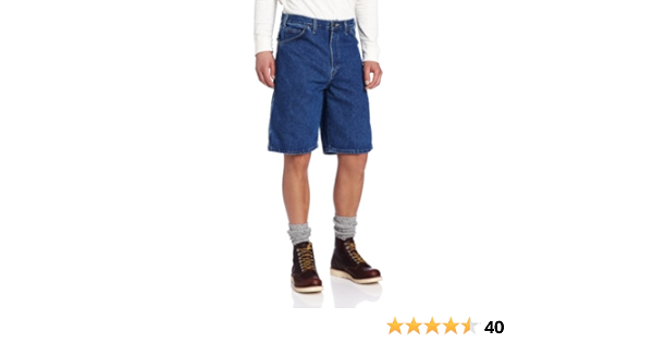 dickies denim carpenter shorts