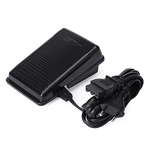 Nähmaschine Fußsteuerung Pedal Speed Controller Pedal Nähmaschine Teile für Sänger Elektronische Fußsteuerung Universal Home Nähmaschine Fußschalter Pedal Variable mit Netzkabel (EU-Stecker)