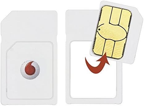 Vodafone UK Pay as you go Dual SIM Card with £10 Credit Included plus
