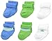 Gerber Baby Boys 6 Pack Variety Socks, Car and Stripe, 0-3 Months