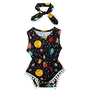 BFUSTYLE Newborn Toddler Baby Girl Floral Bodysuit Romper Summer Casual Outfit + Headband