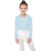 Bezioner Ballet Wrap Top Girls Ballet Sweater Dance Sweater for Girls