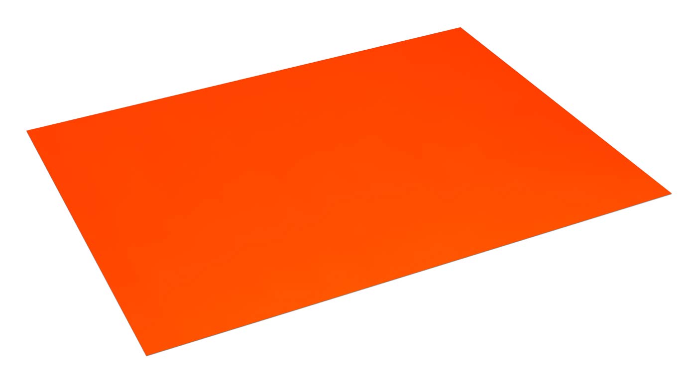 Pack of 25 Orange Cardstock Size 50 x 65 180 g