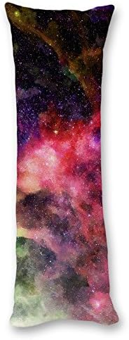 Yiuejiu Starry Sky Body Pillow Cover Decorative Pillowcase 20x54 Inch