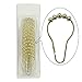 Renovators Supply Manufacturing Brass Shower Curtain Ring Roller Ball Set of 12