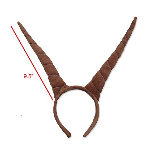 Pagreberya Ram Horns Headband, Cosplay Horns, Costume Horns, Goat Horns
