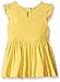 Calvin Klein Big Girls' Slub Jersey and Voile Yellow Tunic with Printed Leggings, 3T