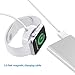 Joselinen Compatible with Apple Watch Magnetic Wireless Charger Pad Charging Cable Cord Compatible with Apple Watch iwatch 38 mm/42 mm Series 1/2/3/4, 3.3Ft White