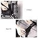 Luggage Straps for Suitcases - Easy Bag Bungee Bag Holder with Storage Strap Organizer - Travel Accessories, No Elastic, Zipper Black