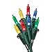 Celebrations G8234212 LED Traditional Mini Light Set, 100 Multi-Color Lights
