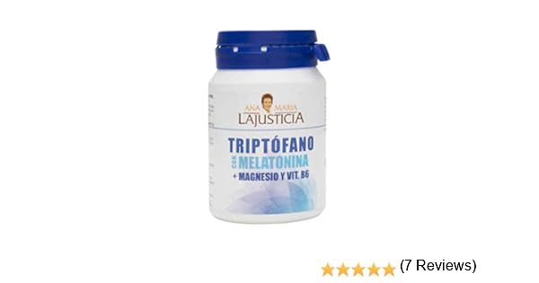 Ana María Lajusticia Triptofano con Melatonina + Magnesio + Vit B6 - 60 tabls.: Amazon.es: Alimentación y bebidas