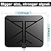 HDTV Antenna,Newest 50 Miles Indoor Digital HDTV Antenna 4K HD VHF UHF Freeview Support All TV