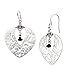 Silpada 'Tassel Fringe' Cut-Out Drop Earrings with Crystals in Sterling Silver