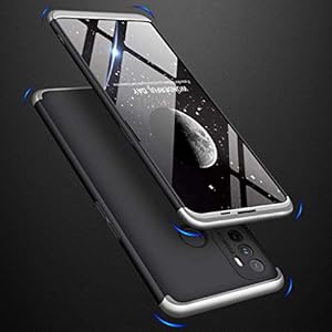 GOGME Cover per Oppo A53s Cover, Custodia Protettiva con Tutto Il Corpo Tocco Morbido Setoso, Staccabile Silicone PC… - immagine 4