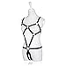 NewMaxer Female Halter Open Crotch Teddy Bondage Harness