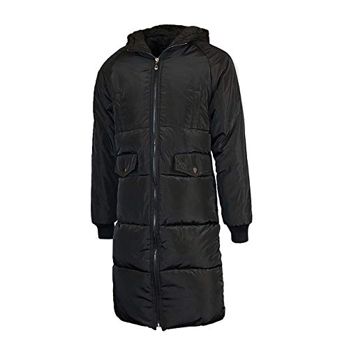 Jackets & Coats,NRUTUP Men's Hooded Sweaters Cotton Large Size Cotton Pullover EcoSmart Fleece Hooded SweatShirt(Black,S)