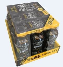 JAVA HOUSE Authentic Cold Brew Coffee, Colombian Black, 10 Ounce (Pack of 12) Ready to Drink - Thumbnail 2