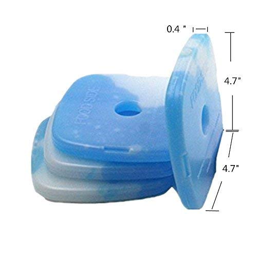 WORLDBIO Ice Freezer Packs for Lunch Box Cooler, Reusable Cool