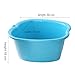 ESARORA Foot Bath Tub, Upgrade Thick Sturdy Plastic Spa Basin for Pedicure and Massage – Perfect to Soak Your Feet, Toe Nails, and Ankles