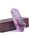 Hongjintian Natural Rock Amethyst Reiki Healing Quartz Crystal Points / Column APPROX. 3.15inches (Error 5mm)