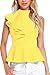 Dearlovers Women Wear to Work Business Top Shirt Medium Yellow
