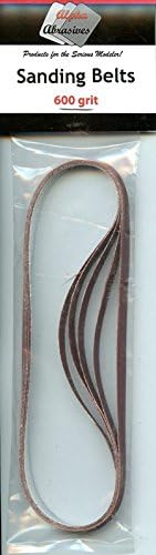 Alpha Abrasives Replacement Belts for Sanding Stick - 600 Grit (5 belts) #55679F