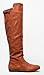 Over the Knee Flat Riding Boot - Vegan Leather Pull On - Comfortable Walking cosplay costume Boot - Delura Mystere Boot