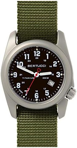 Amazon.com: BERTUCCI A-2T Vintage Watch | Green Dial | Swiss Super