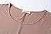 LARACE Womens Swing Tunic Tops Loose Fit Comfy Flattering T Shirt(Khaki 3X)