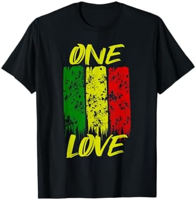 Amazon.com: Rasta Flag Colors Stripe Shirt Reggae Jamaican Vintage