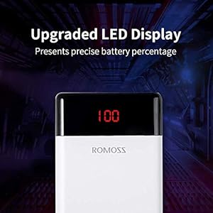 ROMOSS Power Bank 20000mAh Type C, Carica Rapida 3,1 A / 5 V a Massima compatibilità con Tutti i Telefoni Cellulari… - immagine 3