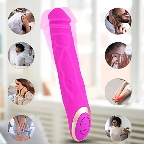 Massaggiatore-con-10-Frequenze100-ImpermeabileSilicone-morbido-Ricarica-USB-Viola