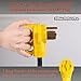EPICORD RV Power Adapter 50Amp Male to (2) 30Amp Female RV Electrical Connector with Handles, Light (2.5 Feet)