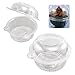 pizety 40 jumbo individual cupcake containers large Strong Quality Clear individual Cupcake Muffin Containers plastic disposable single Compartment cupcake container individual jumbo cupcake container