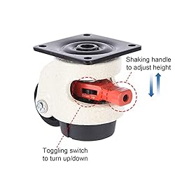 WBD WEIBIDA Leveling Casters Set of 4 with